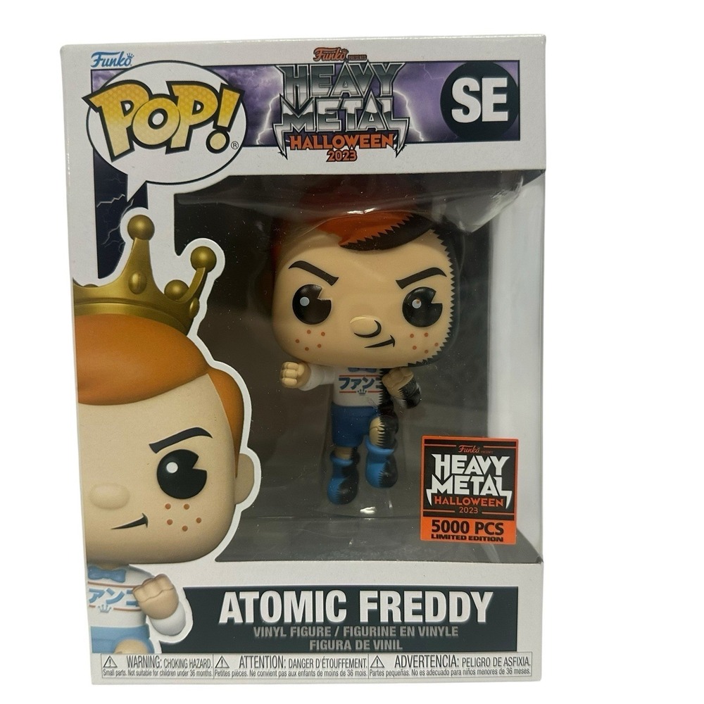 Funko Pop NYCC 2023 Heavy Metal Halloween Atomic Freddy LE 5000 Metallic SE